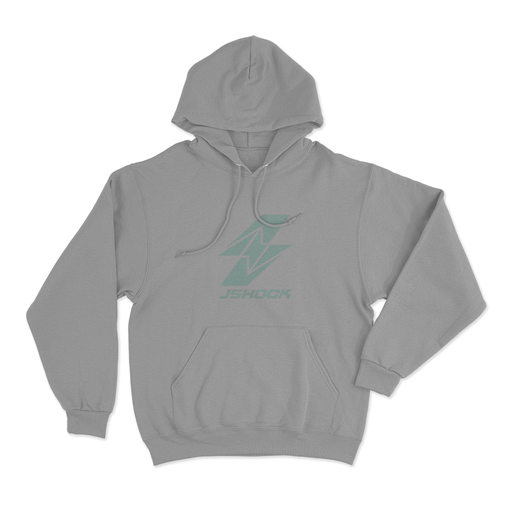 Jshock Unisex Hoodie Grey Jshock Unisex Hoodie Grey