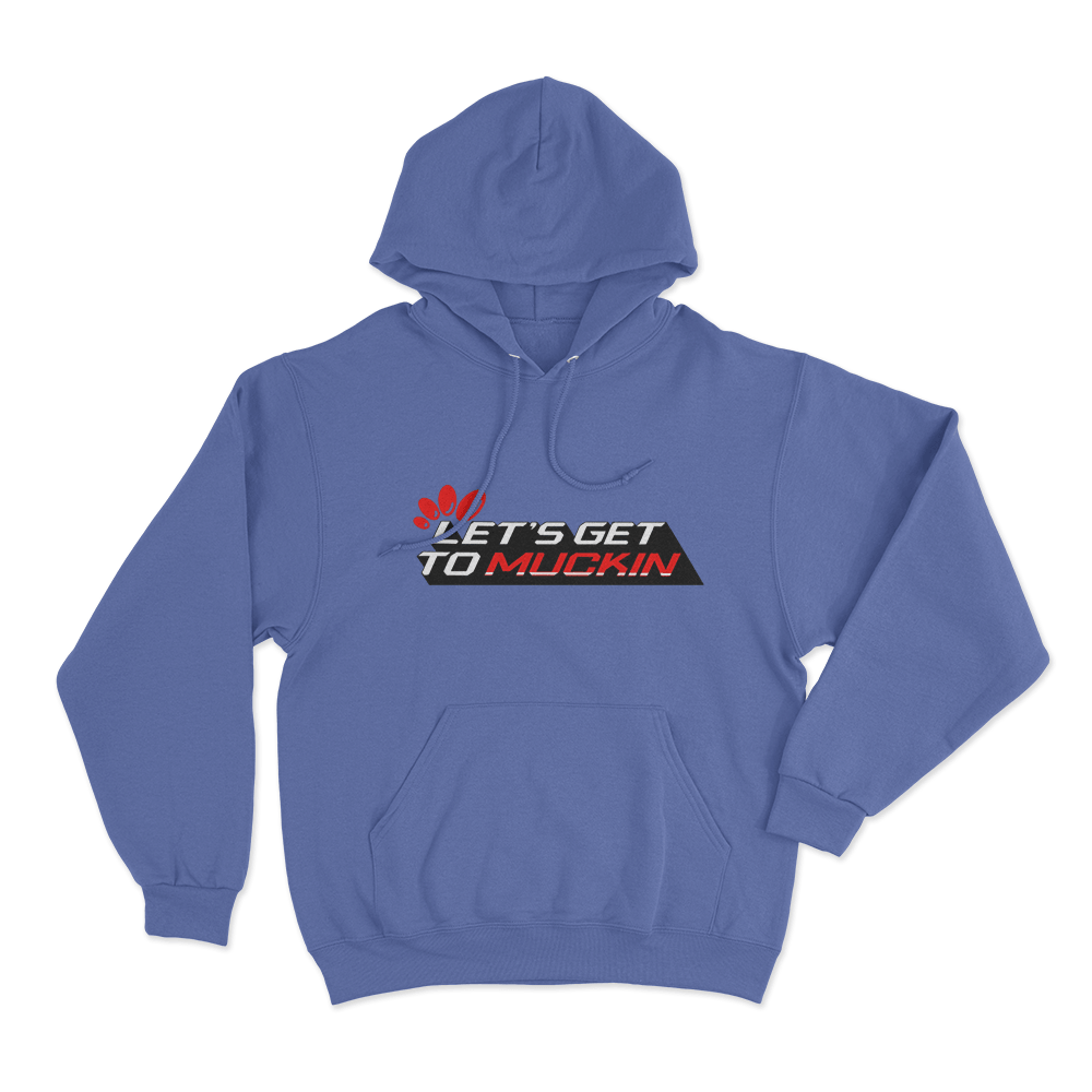 Muck-Fil-A Unisex Hoodie Blue Muck Fil A Unisex Hoodie Blue