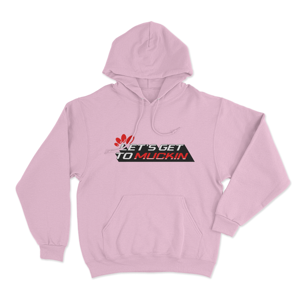Muck-Fil-A Unisex Hoodie Pink Muck Fil A Unisex Hoodie Pink