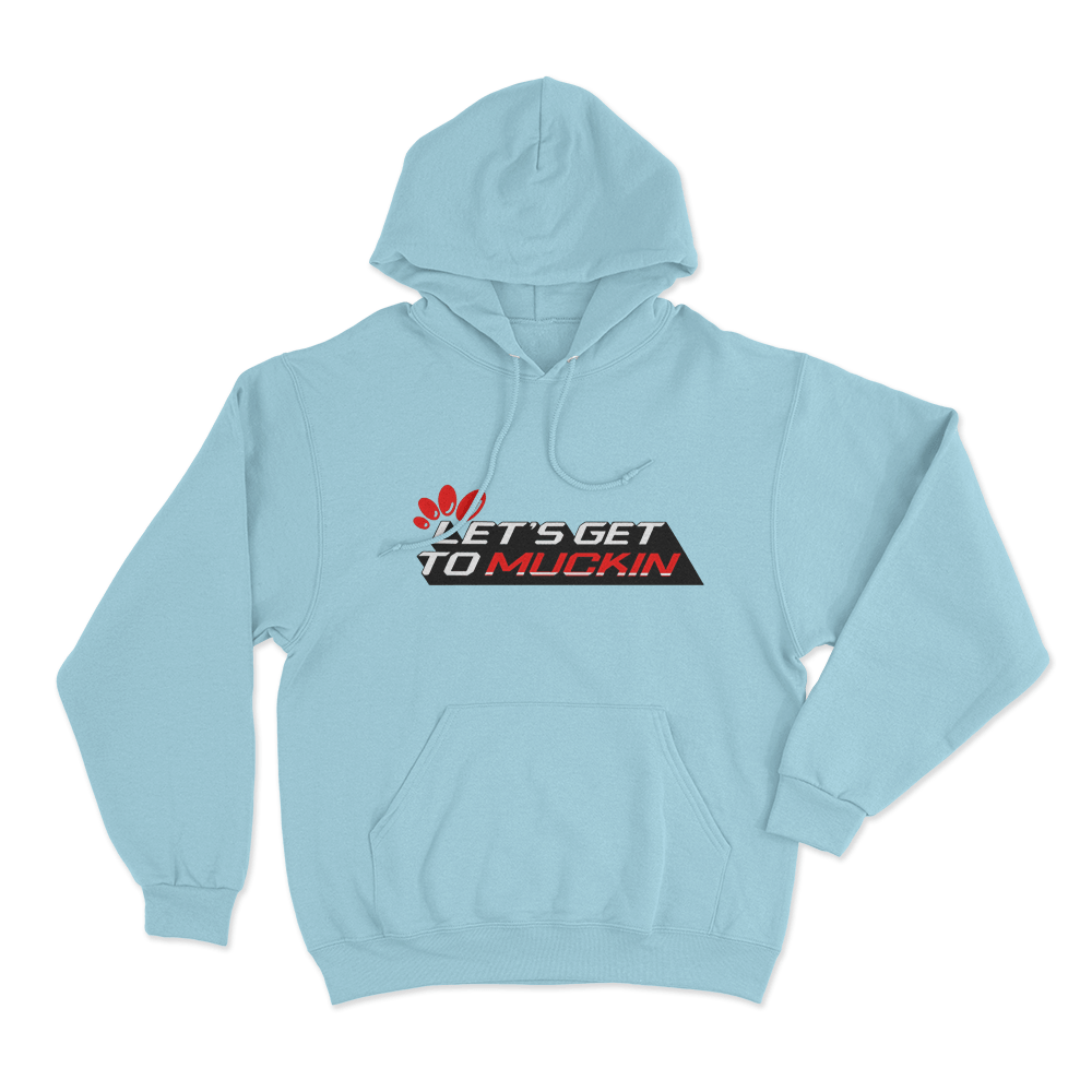Muck-Fil-A Unisex Hoodie Sky Blue Muck Fil A Unisex Hoodie Sky Blue