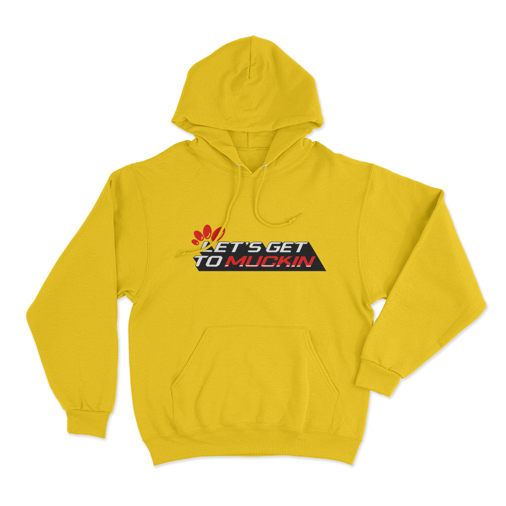 Muck-Fil-A Unisex Hoodie Yellow Muck Fil A Unisex Hoodie Yellow