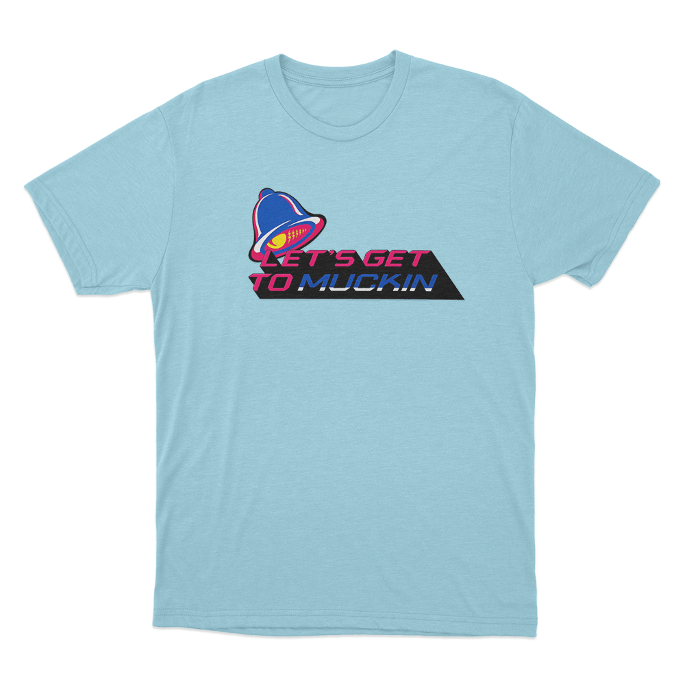 Muck Wrap Unisex T Shirt Sky Blue Muck Wrap Unisex T Shirt Sky Blue