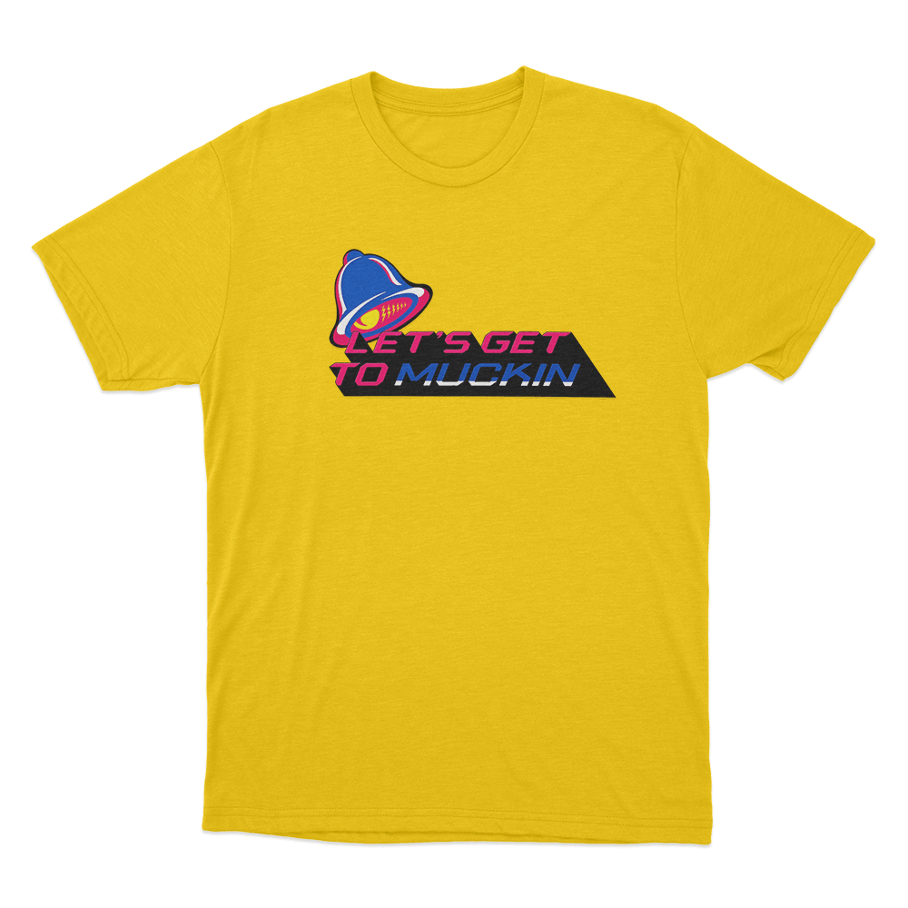 Muck Wrap Unisex T Shirt Yellow Muck Wrap Unisex T Shirt Yellow